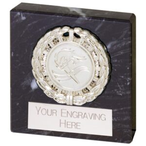 Tribute Nero Marble Award Silver - Cornish Custom Creations