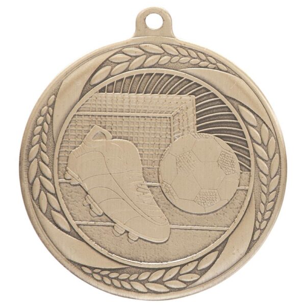 Typhoon Football Medal Gold - Cornish Custom Creations