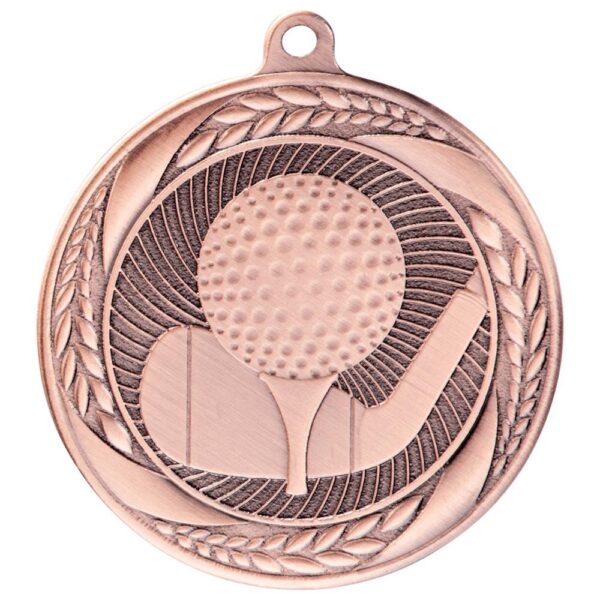 Typhoon Golf Medal Bronze - Cornish Custom Creations