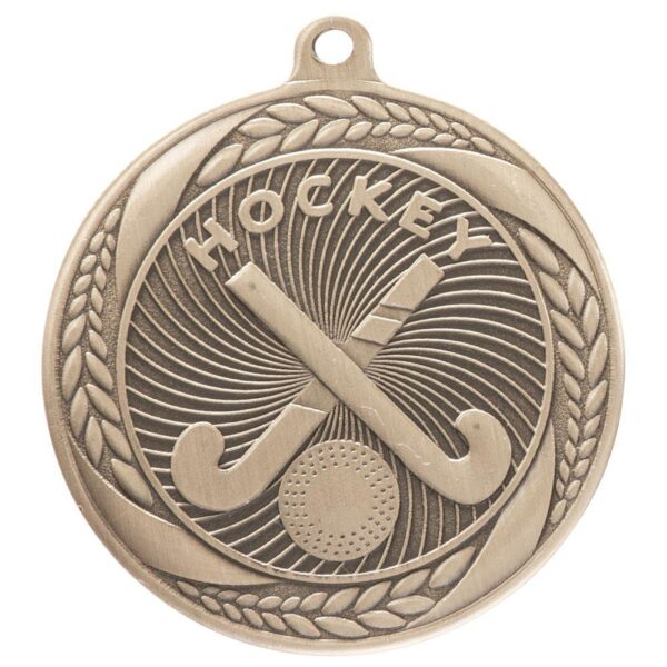 Typhoon Hockey Medal Gold - Cornish Custom Creations