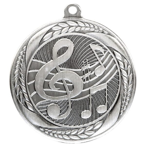 Typhoon Music Medal Silver - Cornish Custom Creations