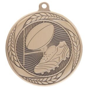 Typhoon Rugby Medal Gold - Cornish Custom Creations