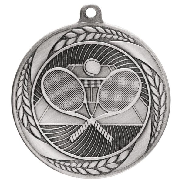 Typhoon Tennis Medal Silver - Cornish Custom Creations