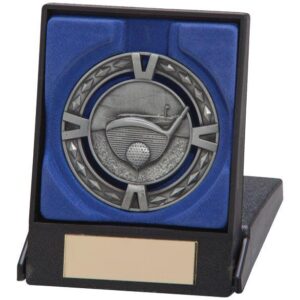 V-Tech Golf Medal & Box Silver - Cornish Custom Creations