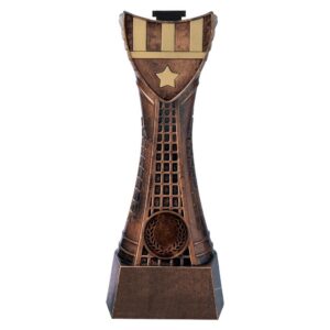 Valiant Rapid Heavyweight Award Antique Bronze & Gold - Cornish Custom Creations