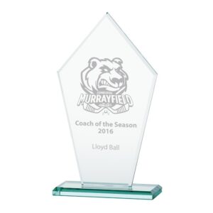 Victory Jade Glass Award - Cornish Custom Creations