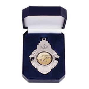 Vitoria Medal In Box Silver - Cornish Custom Creations