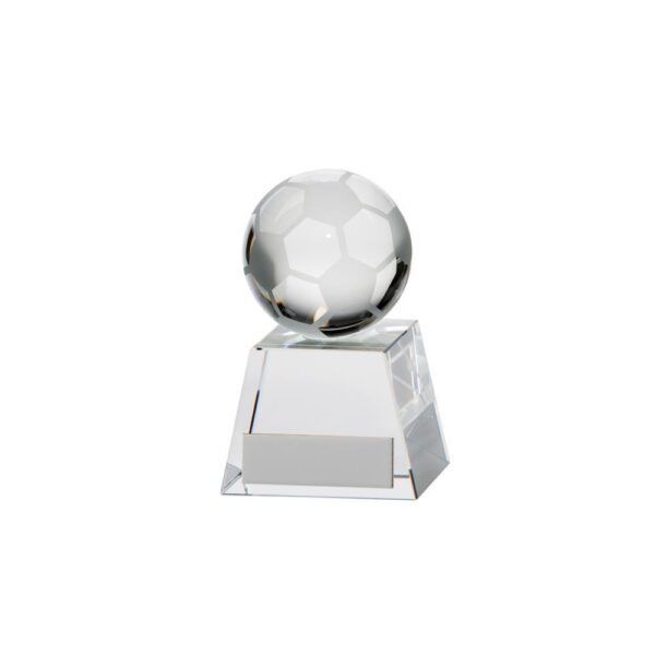 Voyager Football Crystal Award - Cornish Custom Creations