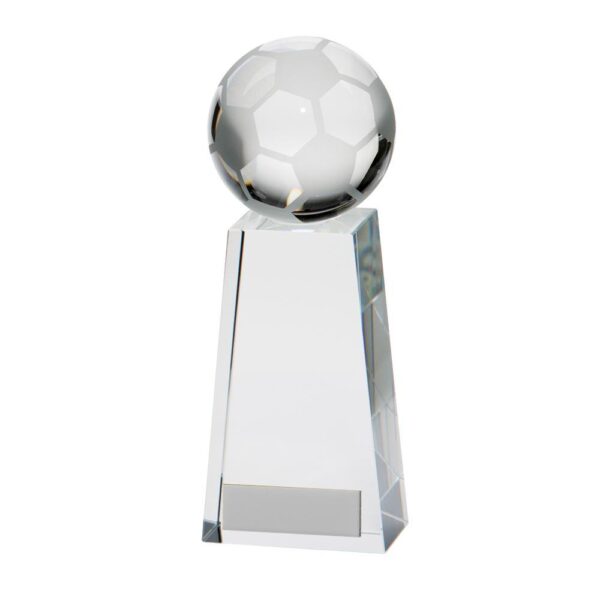 Voyager Football Crystal Award - Cornish Custom Creations