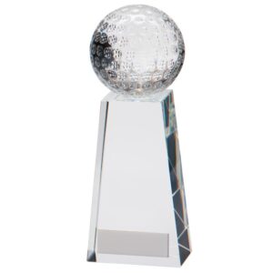 Voyager Golf Crystal Award - Cornish Custom Creations