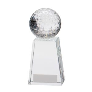 Voyager Golf Crystal Award - Cornish Custom Creations