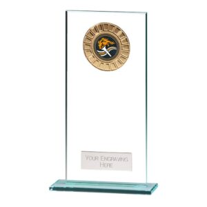 Warrior Multisport Jade Glass Award - Cornish Custom Creations