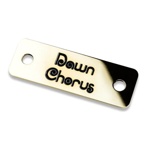 BRIDAL BRASS HEAD COLLAR NAME TAG - Image 2
