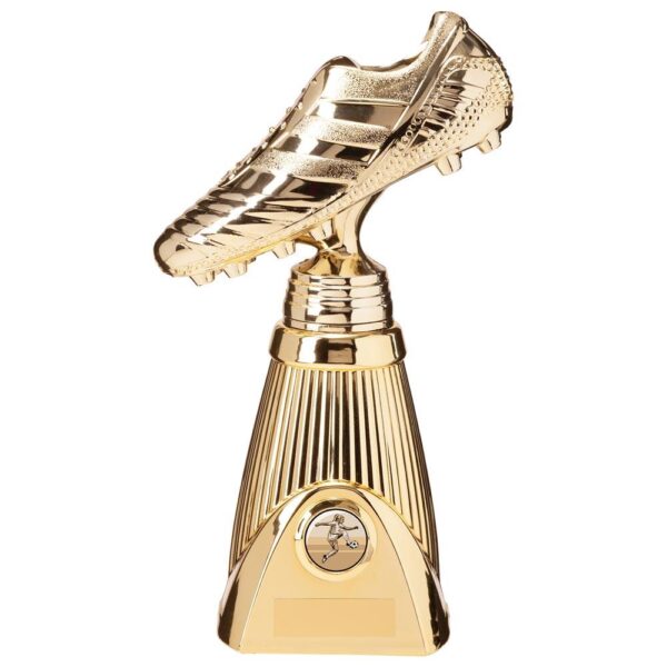 World Striker Deluxe Football Boot Award Gold - Cornish Custom Creations