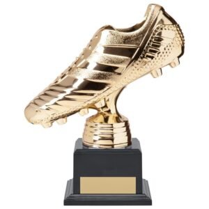 World Striker Premium Football Boot Award Gold - Cornish Custom Creations