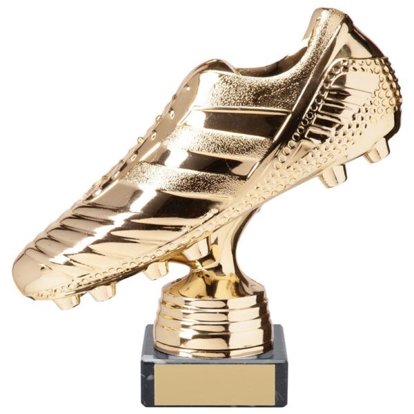 World Striker Premium Football Boot Award Gold - Cornish Custom Creations